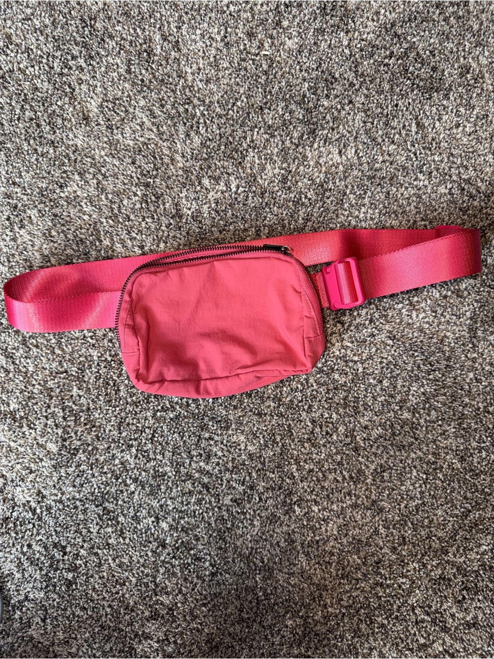 Women’s Pink Mini Belt Bag with Adjustable Strap